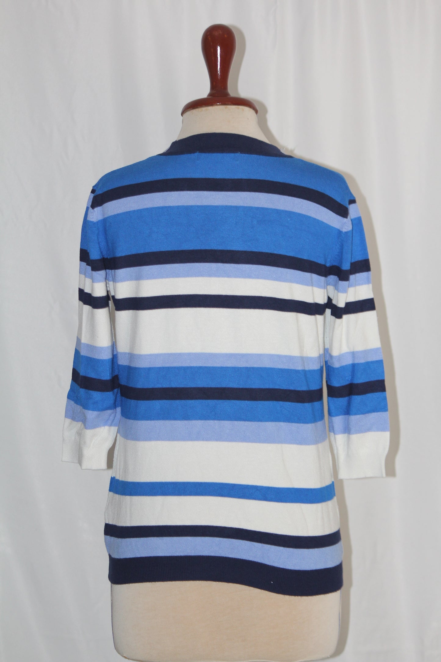 Mud Flower Blue Sweater - Medium