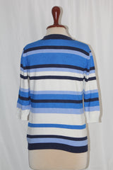 Mud Flower Blue Sweater - Medium