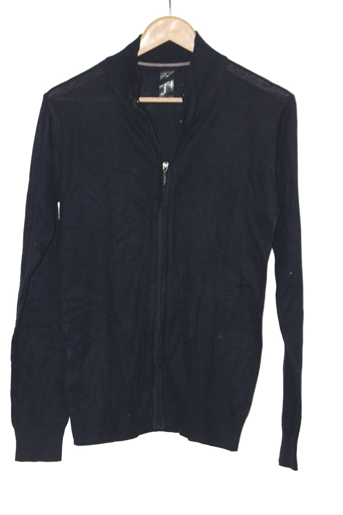 Sol's Black Zipper Sweatshirt - Large