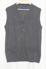 Charles Tyrwhitt Grey Button Down Sweatshirt - Large
