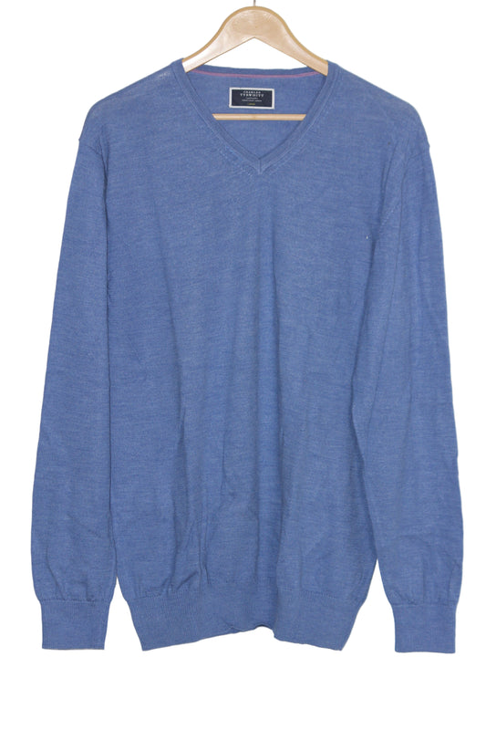 Charles Tyrwhitt Sky Blue Wool Sweater