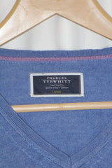 Charles Tyrwhitt Sky Blue Wool Sweater