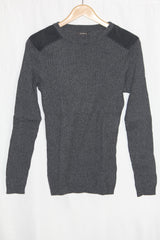 River Island Grey Full Sleeve Sweater - Small