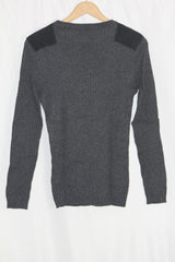 River Island Grey Full Sleeve Sweater - Small