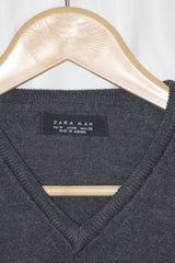 Zara Man Black Sweatshirt – Medium
