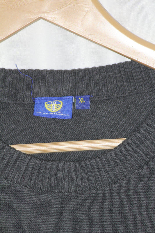 LUFC Grey Winter Sweater - Large