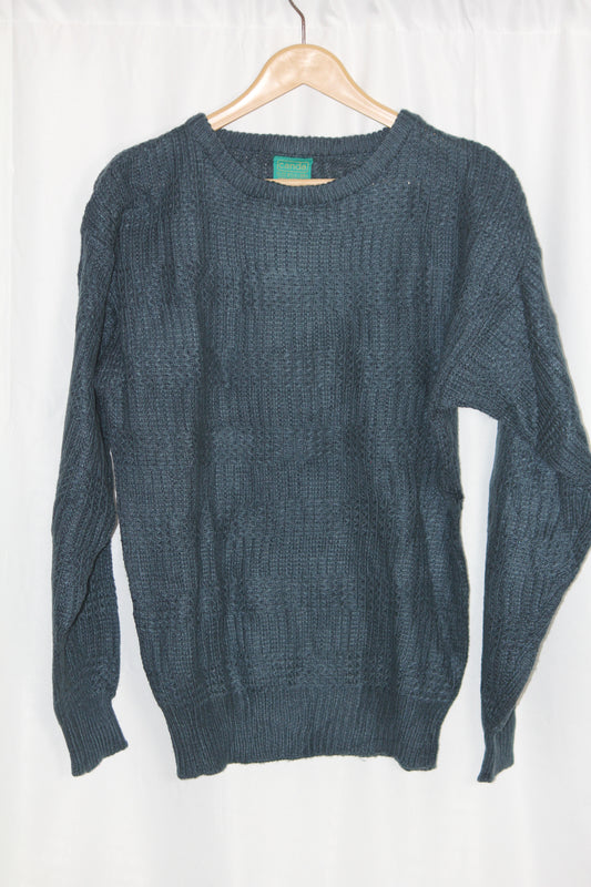 Canda Blue Winter Sweater - Medium
