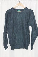 Canda Blue Winter Sweater - Medium