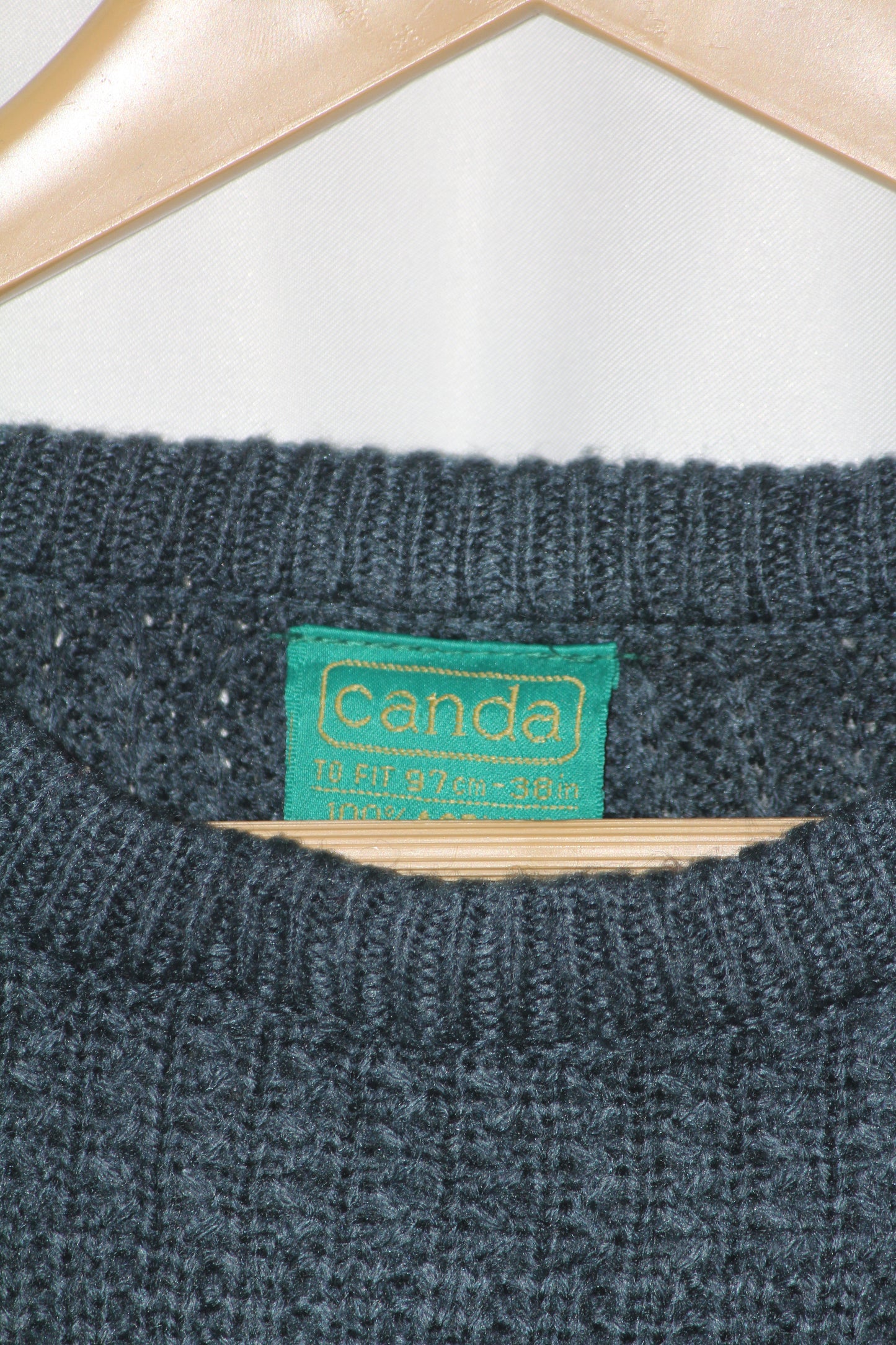 Canda Blue Winter Sweater - Medium