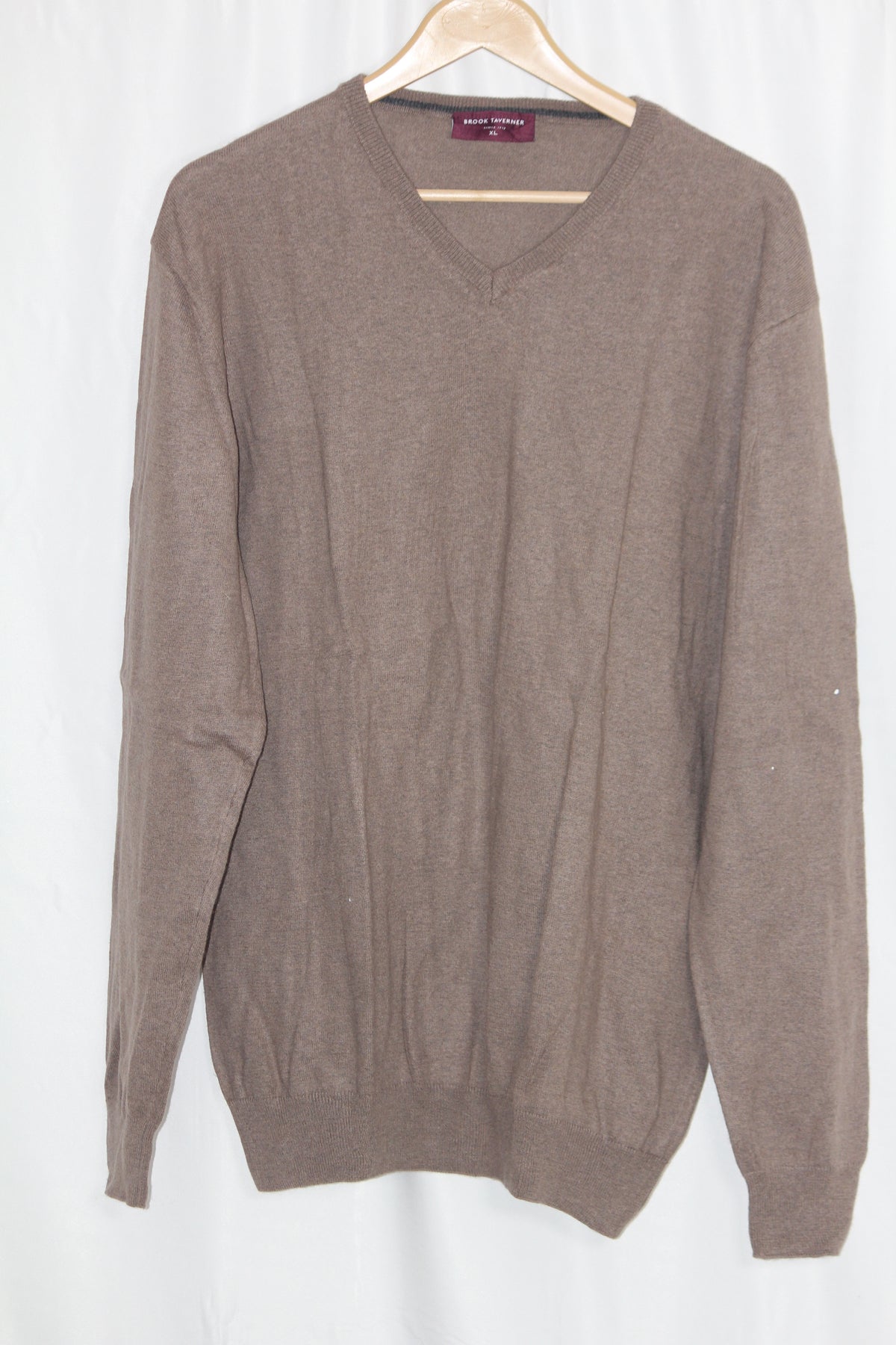 Brook Taverner Brown Wool Sweater