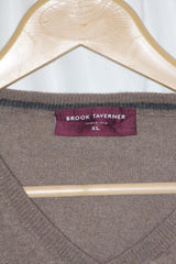Brook Taverner Brown Wool Sweater