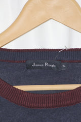 James Pringle Brown & Blue Sweater