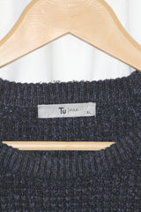 Tu Man Black Wool Sweater