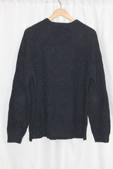Tu Man Black Wool Sweater