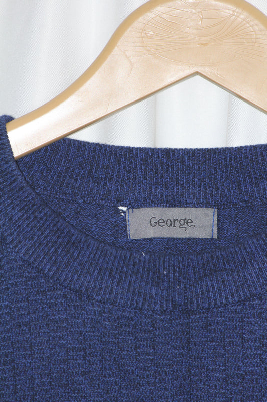 George Blue Winter Sweater - Large