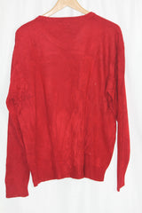 Cedarwood Red Winter Sweater - XL