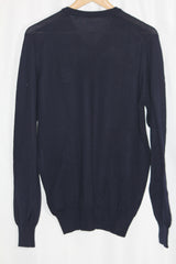Ashworth Dark Blue Wool Sweater – Medium