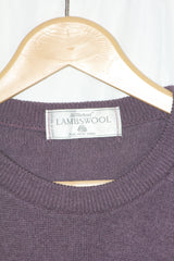 St. Michael Maroon Wool Sweater – Large