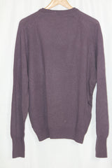 St. Michael Maroon Wool Sweater – Large