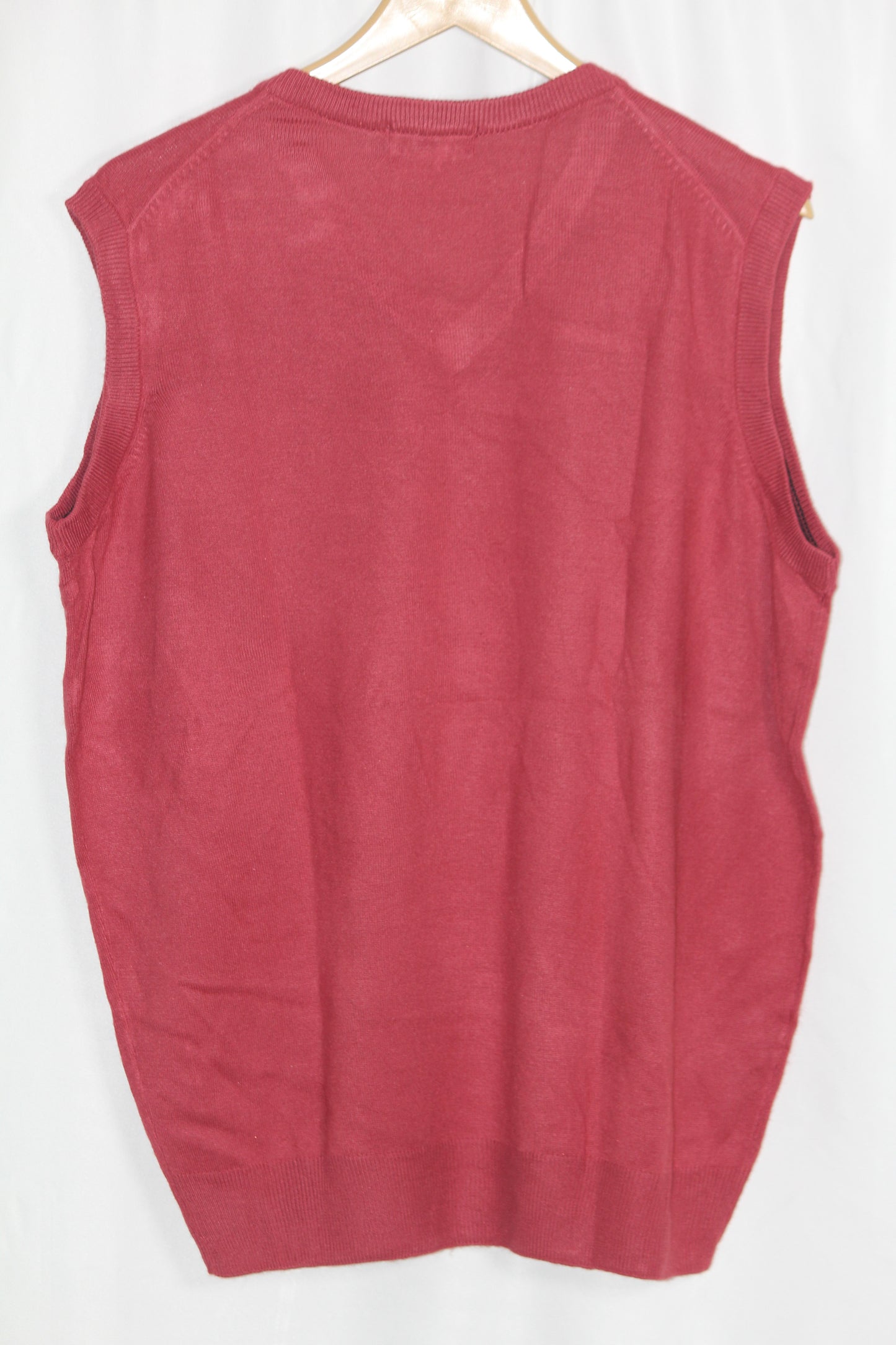 James Pringle Red Sleeveless Sweater - Large