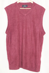 Atlantic Bay Pink Sleeveless Sweater – Large