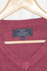 Atlantic Bay Pink Sleeveless Sweater – Large