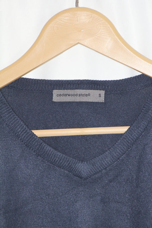 Cedar Wood State Dark Blue Sweatshirt – Small
