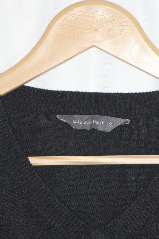Cedar Wood State Black Sweater