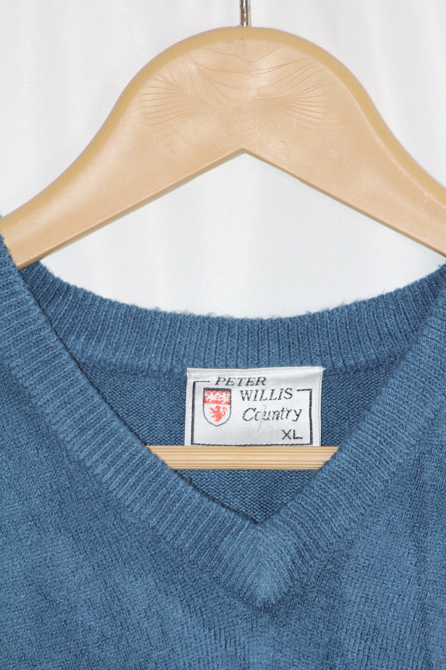 Peter Willis Sleeveless Blue Sweater