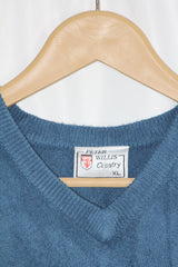 Peter Willis Sleeveless Blue Sweater
