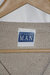 Premier Man Cream Sweater