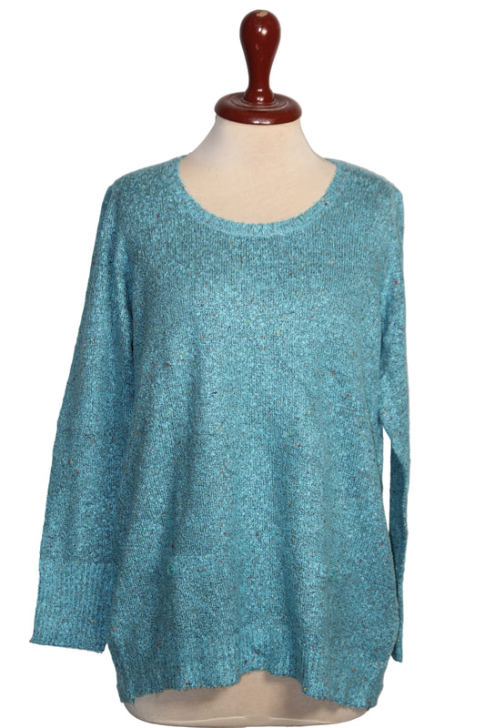Sea Green Long Sweater – M&Co – Medium