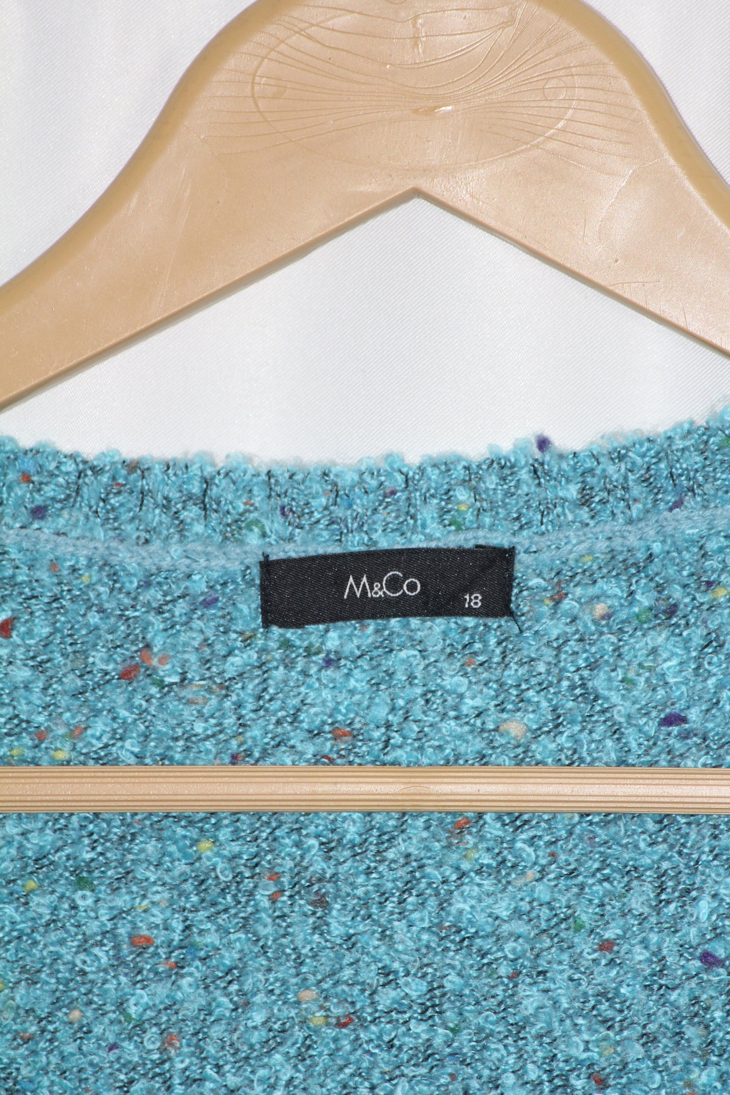 Sea Green Long Sweater – M&Co – Medium