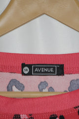 Avenue Pink Spot Winter Sweater