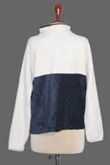 Navy & White Stripe Winter Sweater