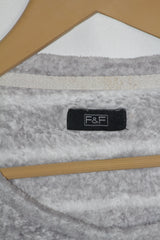 F&F Grey Stripe Classic Sweater