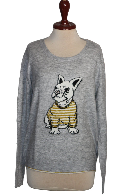 Metallic Silver Winter Sweater – Tu Woman