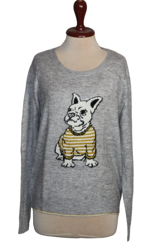 Metallic Silver Winter Sweater – Tu Woman
