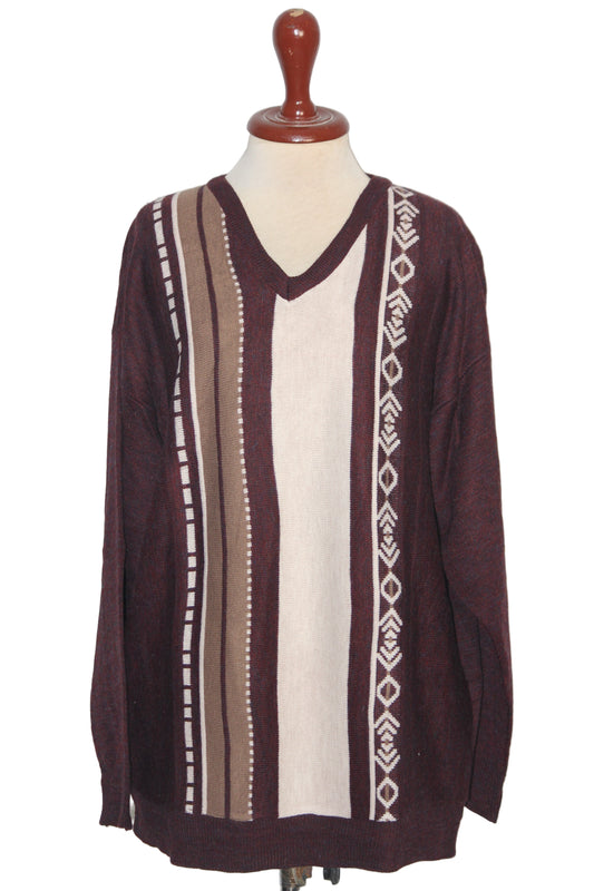 Living Maroon Sweater – Large
