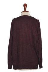 Living Maroon Sweater – Large