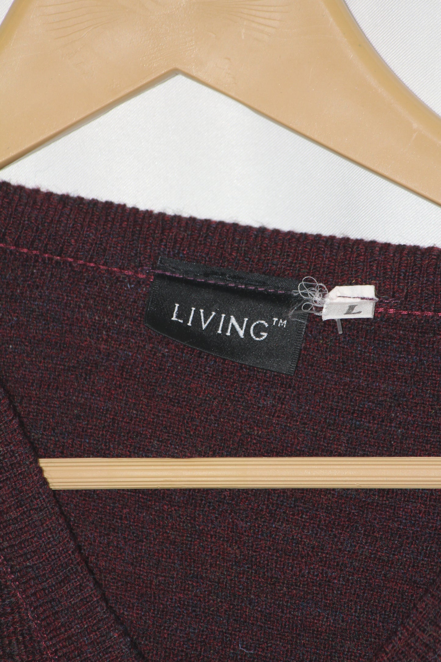 Living Maroon Sweater – Large