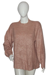 Soft Blush Knit Sweater – George – Medium