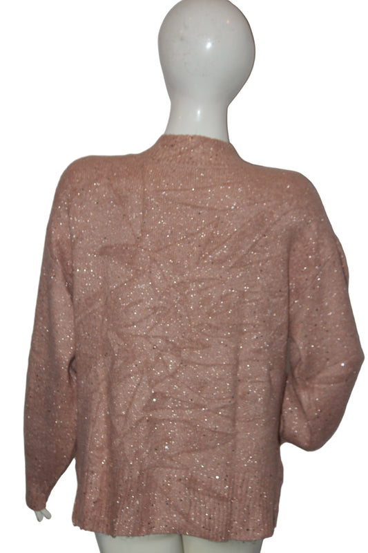 Soft Blush Knit Sweater – George – Medium