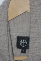 MB Cream High Neck Sweater