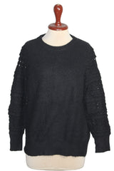 Shein Black Women Sweater - Large