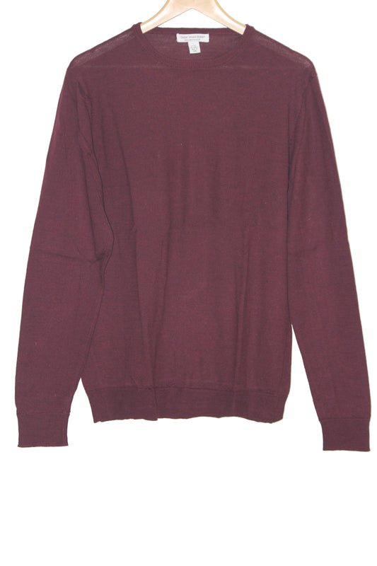 Cedar Wood State Maroon Wool Sweatshirt – Large