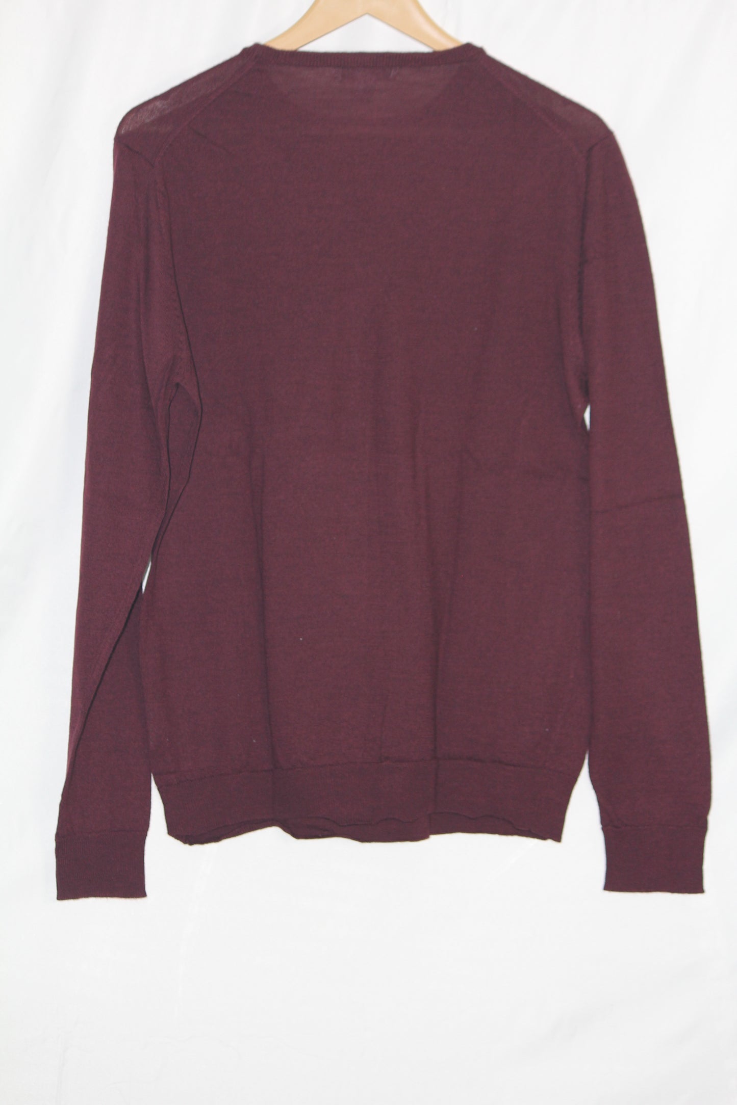 Cedar Wood State Maroon Wool Sweatshirt – Large