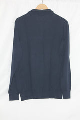 Timberland Navy Zip Neck Sweater – Medium
