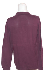 Lambrella Maroon Polo Sweater – Medium