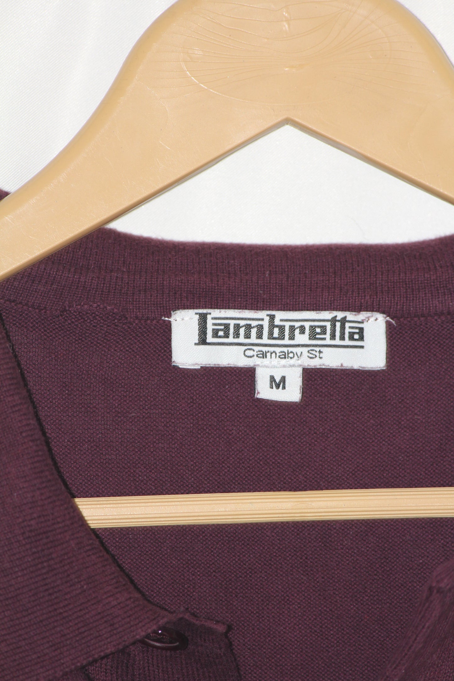 Lambrella Maroon Polo Sweater – Medium